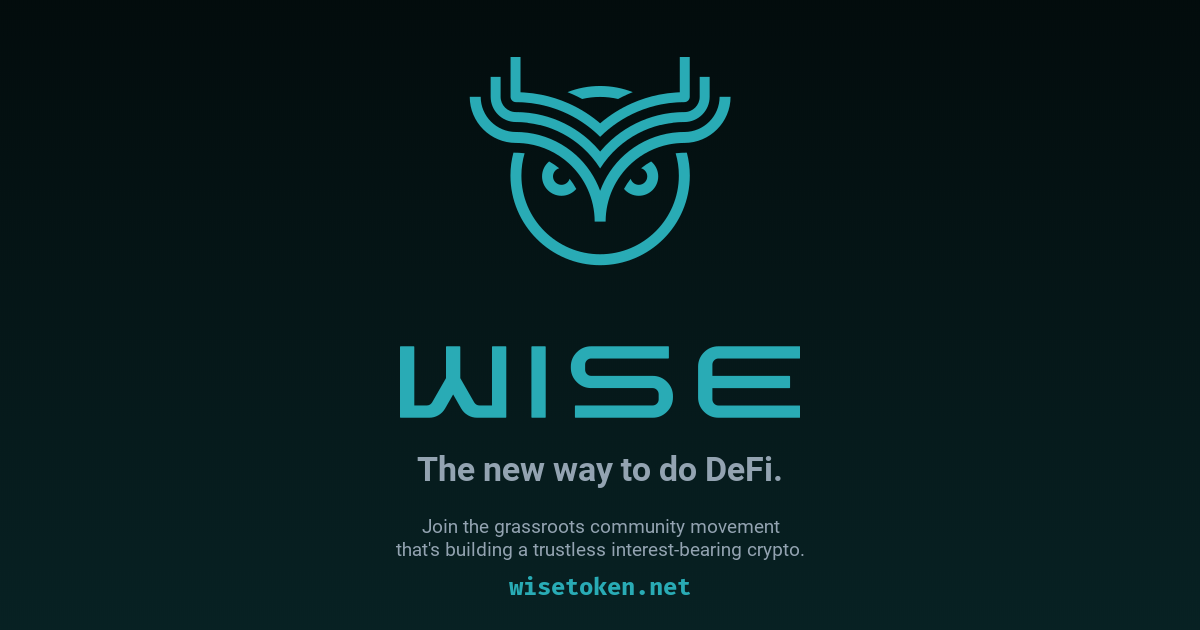 Wise Token - The New Standard in Finance